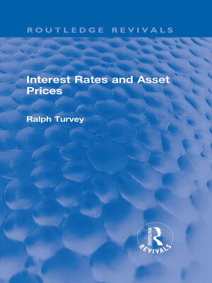 cover image of Interest Rates and Asset Prices